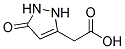 (5-OXO-2,5-DIHYDRO-1H-PYRAZOL-3-YL)ACETIC ACID Struktur