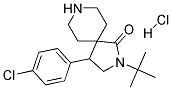 2-TERT-BUTYL-4-(4-CHLOROPHENYL)-2,8-DIAZASPIRO[4.5]DECAN-1-ONE HYDROCHLORIDE Struktur