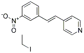 4-(3-NITRO-STYRYL)-PYRIDINE ETHYL IODIDE Struktur