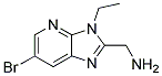 C-(6-BROMO-3-ETHYL-3H-IMIDAZO[4,5-B]PYRIDIN-2-YL)-METHYLAMINE Struktur