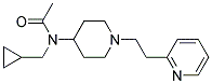 N-(CYCLOPROPYLMETHYL)-N-[1-(2-PYRIDIN-2-YLETHYL)PIPERIDIN-4-YL]ACETAMIDE Struktur