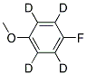 4-FLUOROANISOLE-2,3,5,6-D4 Struktur