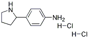 4-(PYRROLIDIN-2-YL)ANILINE DIHYDROCHLORIDE Struktur