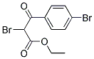 ETHYL 2-BROMO-3-(4-BROMOPHENYL)-3-OXO-PROPANOATE Struktur