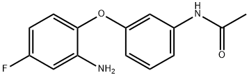 N-[3-(2-AMINO-4-FLUOROPHENOXY)PHENYL]ACETAMIDE Struktur