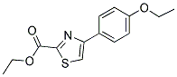 4-(4-ETHOXY-PHENYL)-THIAZOLE-2-CARBOXYLIC ACID ETHYL ESTER Struktur