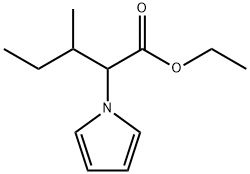 ETHYL 3-METHYL-2-(1H-PYRROL-1-YL)PENTANOATE Struktur