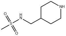 N-PIPERIDIN-4-YLMETHYL-METHANESULFONAMIDE HYDROCHLORIDE Struktur