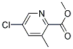 5-CHLORO-3-METHYL-PYRIDINE-2-CARBOXYLIC ACID METHYL ESTER Struktur