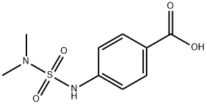 4-([(DIMETHYLAMINO)SULFONYL]AMINO)BENZOIC ACID Struktur