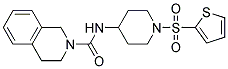 N-[1-(2-THIENYLSULFONYL)PIPERIDIN-4-YL]-3,4-DIHYDROISOQUINOLINE-2(1H)-CARBOXAMIDE Struktur