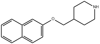 4-[(2-NAPHTHYLOXY)METHYL]PIPERIDINE Struktur