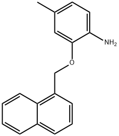 4-METHYL-2-(1-NAPHTHYLMETHOXY)ANILINE Struktur