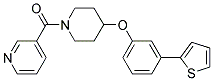 3-((4-[3-(2-THIENYL)PHENOXY]PIPERIDIN-1-YL)CARBONYL)PYRIDINE Struktur