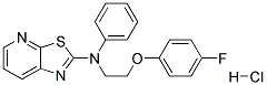 N-[2-(4-FLUOROPHENOXY)ETHYL]-N-PHENYL[1,3]THIAZOLO[5,4-B]PYRIDIN-2-AMINE HYDROCHLORIDE Struktur