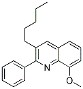 8-METHOXY-3-PENTYL-2-PHENYL-QUINOLINE Struktur