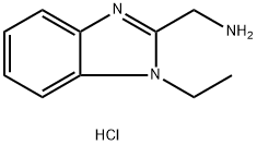 C-(1-ETHYL-1H-BENZOIMIDAZOL-2-YL)-METHYLAMINE DIHYDROCHLORIDE Struktur