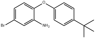 5-BROMO-2-[4-(TERT-BUTYL)PHENOXY]ANILINE Struktur