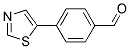 4-(1,3-THIAZOL-5-YL)BENZALDEHYDE Struktur