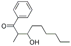 3-HYDROXY-2-METHYL-1-PHENYL-NONAN-1-ONE Struktur