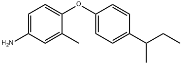 4-[4-(SEC-BUTYL)PHENOXY]-3-METHYLPHENYLAMINE Struktur