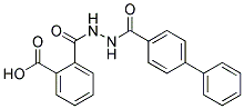 2-[N'-(BIPHENYL-4-CARBONYL)-HYDRAZINOCARBONYL]-BENZOIC ACID Struktur