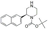 (S)-2-NAPHTHALEN-2-YL-PIPERAZINE-1-CARBOXYLIC ACID TERT-BUTYL ESTER Struktur