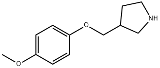 3-[(4-METHOXYPHENOXY)METHYL]PYRROLIDINE Struktur