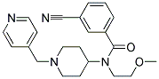 3-CYANO-N-(2-METHOXYETHYL)-N-[1-(PYRIDIN-4-YLMETHYL)PIPERIDIN-4-YL]BENZAMIDE