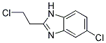 5-CHLORO-2-(2-CHLOROETHYL)-1H-BENZIMIDAZOLE Struktur