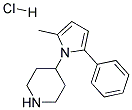 4-(2-METHYL-5-PHENYL-PYRROL-1-YL)-PIPERIDINE HYDROCHLORIDE Struktur