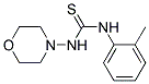 N-(2-METHYLPHENYL)-N'-MORPHOLIN-4-YLTHIOUREA Struktur