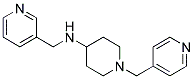 N-(PYRIDIN-3-YLMETHYL)-1-(PYRIDIN-4-YLMETHYL)PIPERIDIN-4-AMINE Struktur