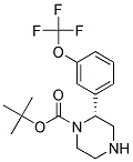 (R)-2-(3-TRIFLUOROMETHOXY-PHENYL)-PIPERAZINE-1-CARBOXYLIC ACID TERT-BUTYL ESTER Struktur