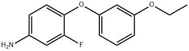 4-(3-ETHOXYPHENOXY)-3-FLUOROANILINE Struktur