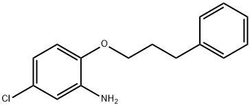 5-CHLORO-2-(3-PHENYLPROPOXY)ANILINE Struktur