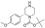 (R)-2-(4-METHOXY-PHENYL)-PIPERAZINE-1-CARBOXYLIC ACID TERT-BUTYL ESTER Struktur