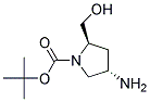 (2R,4S)-1-BOC-2-HYDROXYMETHYL-4-AMINO PYRROLIDINE Struktur