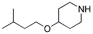 4-(ISOPENTYLOXY)PIPERIDINE Struktur