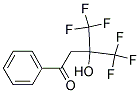 4,4,4-TRIFLUORO-3-HYDROXY-3-(TRIFLUOROMETHYL)BUTYROPHENONE Struktur