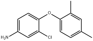 3-CHLORO-4-(2,4-DIMETHYLPHENOXY)ANILINE Struktur