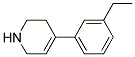 4-(3-ETHYL-PHENYL)-1,2,3,6-TETRAHYDRO-PYRIDINE Struktur
