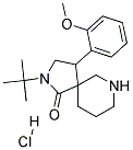 2-TERT-BUTYL-4-(2-METHOXYPHENYL)-2,7-DIAZASPIRO[4.5]DECAN-1-ONE HYDROCHLORIDE Struktur