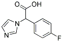 (4-FLUORO-PHENYL)-IMIDAZOL-1-YL-ACETIC ACID Struktur