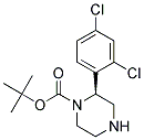 (S)-2-(2,4-DICHLORO-PHENYL)-PIPERAZINE-1-CARBOXYLIC ACID TERT-BUTYL ESTER Struktur