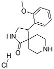 4-(2-METHOXYPHENYL)-2,8-DIAZASPIRO[4.5]DECAN-1-ONE HYDROCHLORIDE Struktur