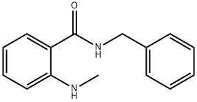 N-BENZYL-2-METHYLAMINO-BENZAMIDE Struktur