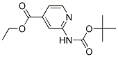 ETHYL 2-(TERT-BUTOXYCARBONYLAMINO)ISONICOTINATE Struktur