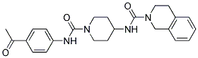 N-(1-([(4-ACETYLPHENYL)AMINO]CARBONYL)PIPERIDIN-4-YL)-3,4-DIHYDROISOQUINOLINE-2(1H)-CARBOXAMIDE Struktur