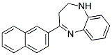 4-NAPHTHALEN-2-YL-2,3-DIHYDRO-1H-BENZO[B][1,4]DIAZEPINE Struktur